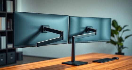 top dual monitor arms