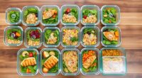 top glass meal storage