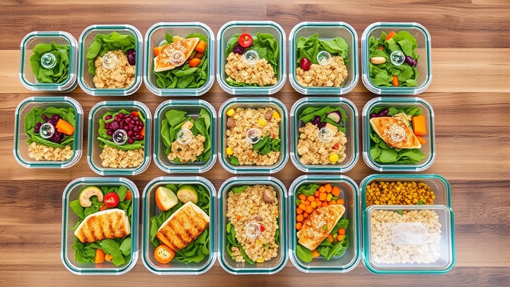 top glass meal storage