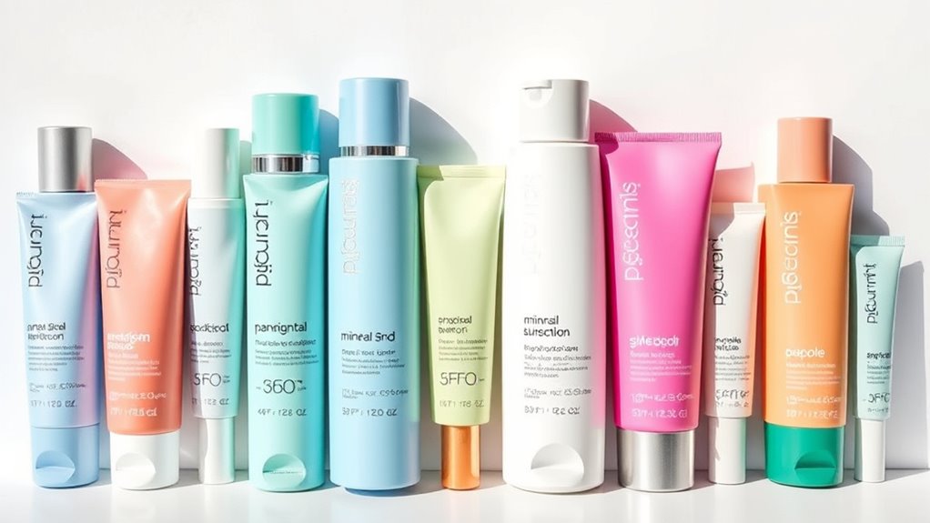 top mineral spf 50 sunscreens