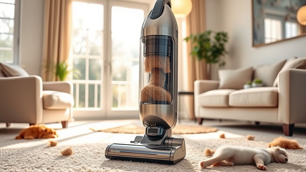 top pet hair upright vacuums