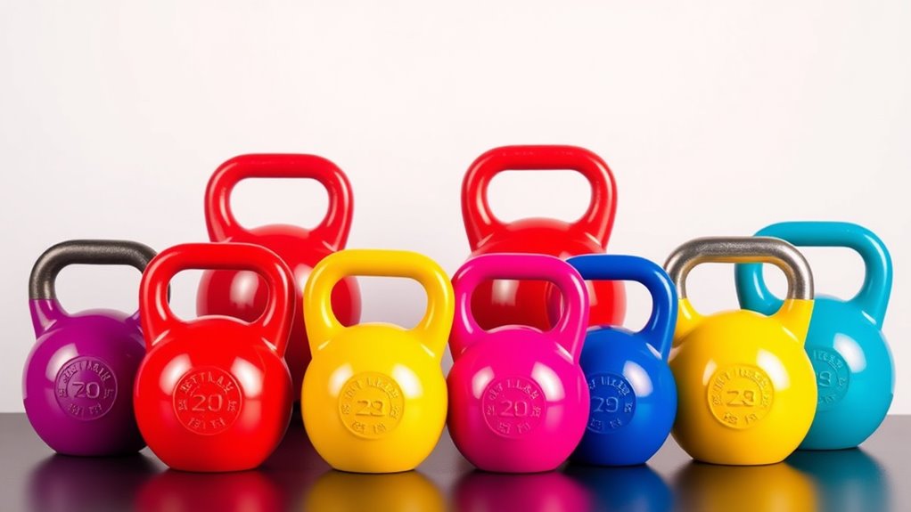 top vinyl kettlebell sets