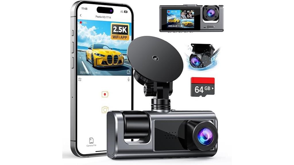 triple lens wifi camera