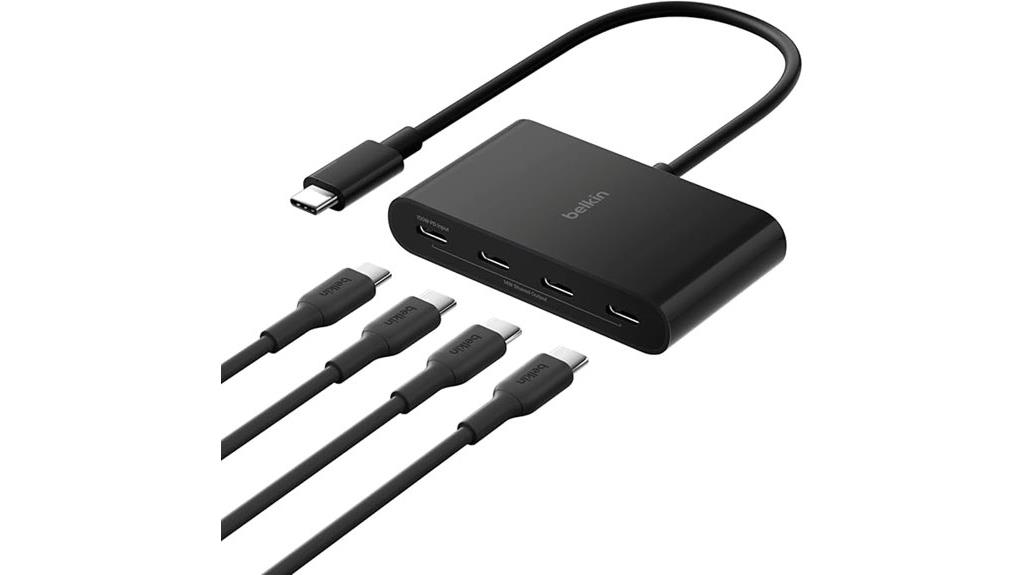 usb c hub 100w transfer