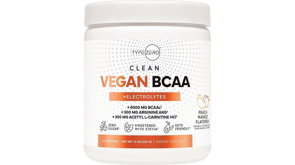 vegan bcaa electrolyte powder