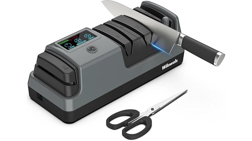 versatile adjustable speed sharpener