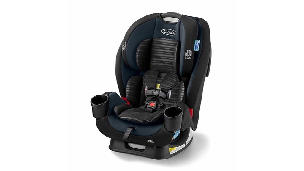 versatile reclining child car seat