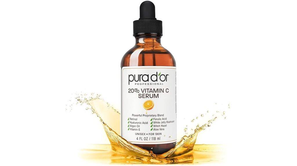 vitamin c serum bottle