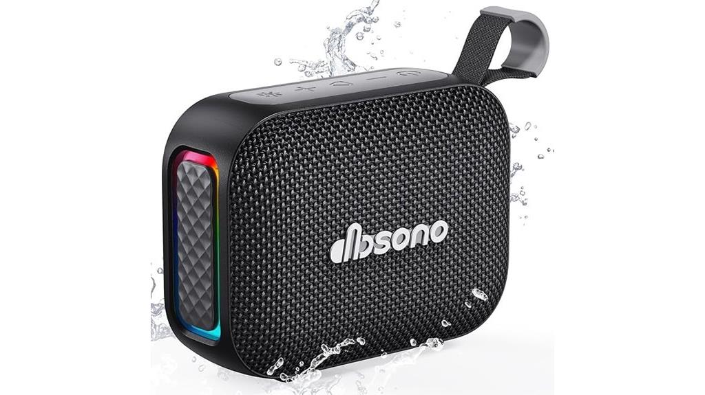 waterproof bluetooth speaker 24 hour play