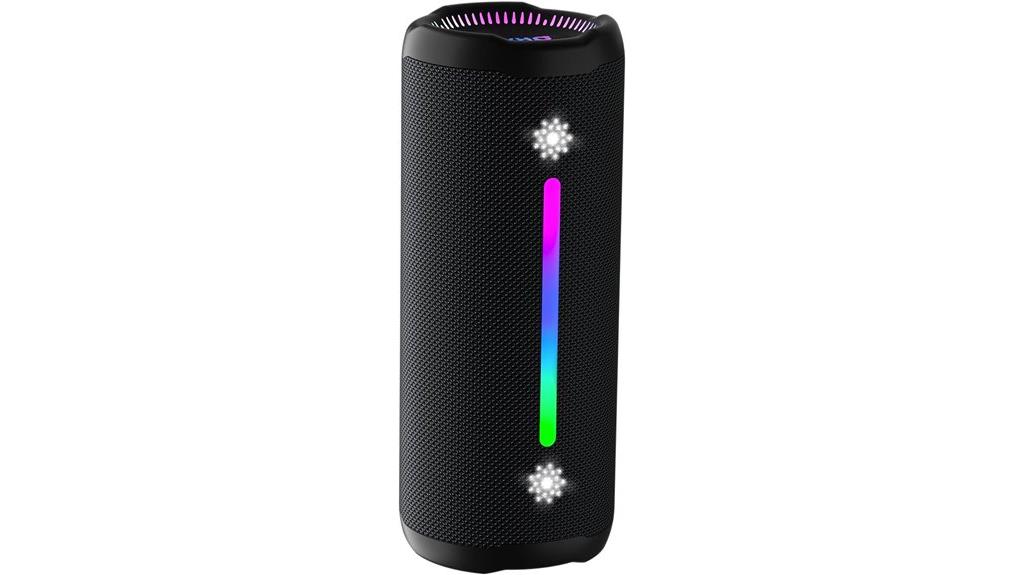 waterproof bluetooth speaker with lights