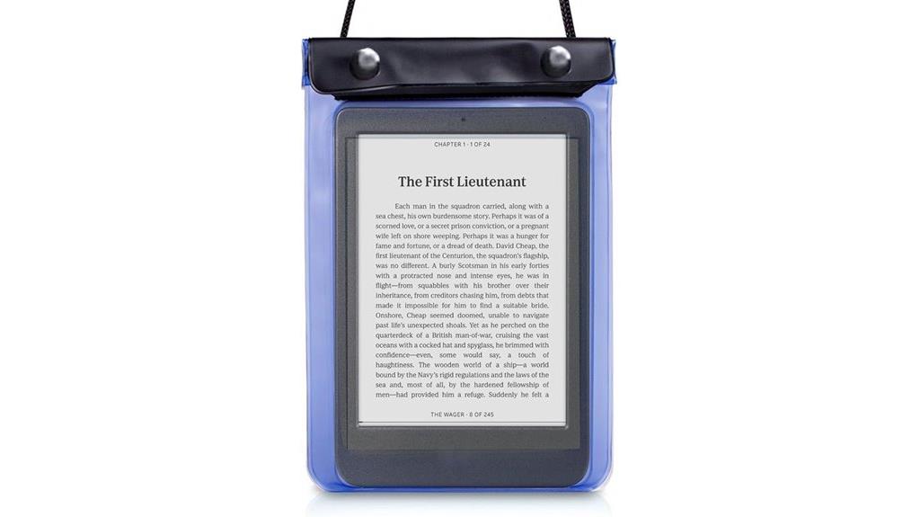 waterproof kindle ereader case
