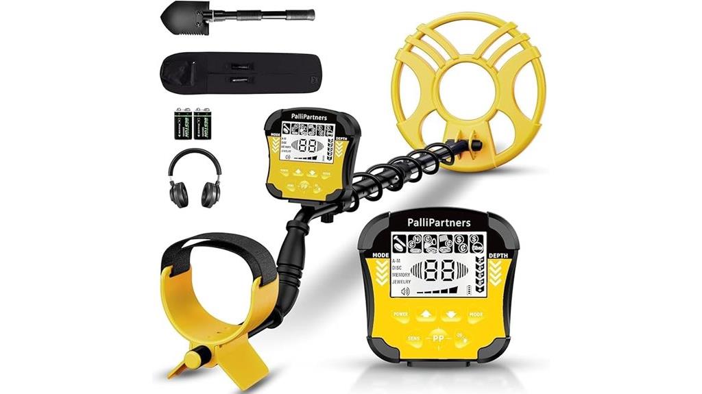waterproof lcd metal detector