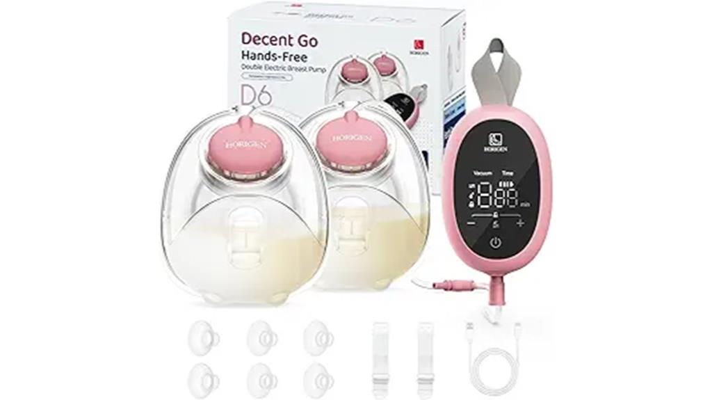 wearable electric breast pump