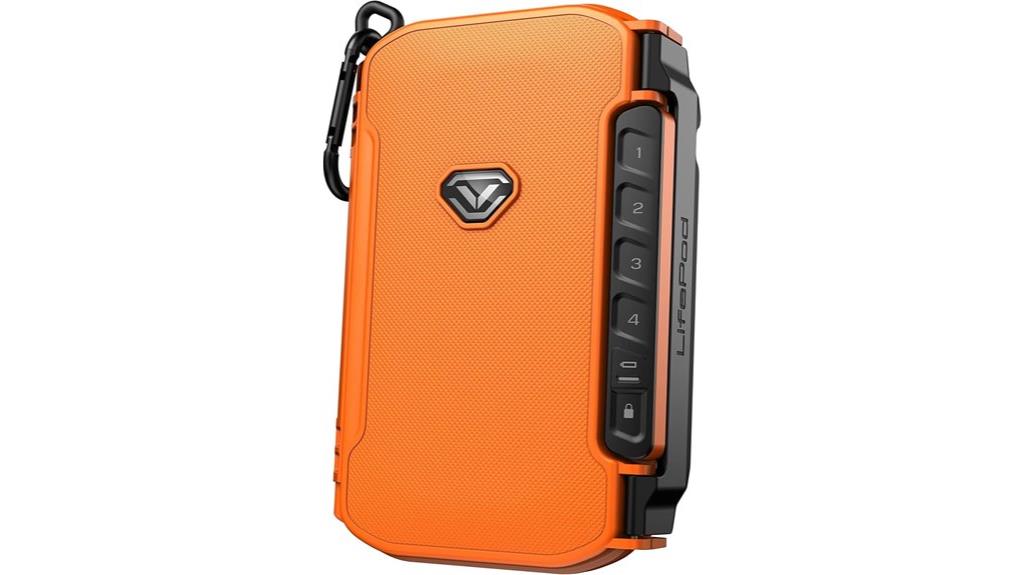 weatherproof lockbox with keypad
