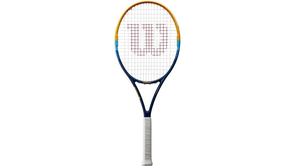 wilson blue orange tennis