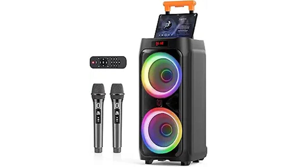 wireless karaoke microphone set