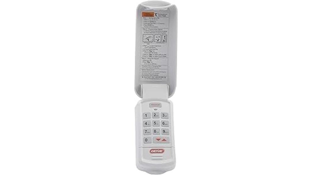 wireless keyless garage entry