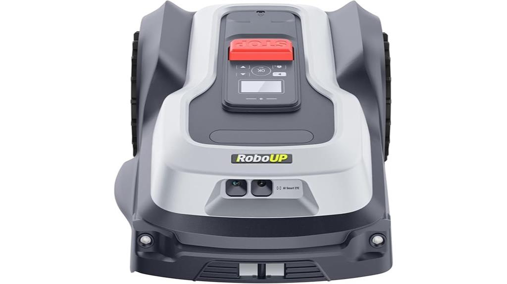 wireless lawn mower boundary