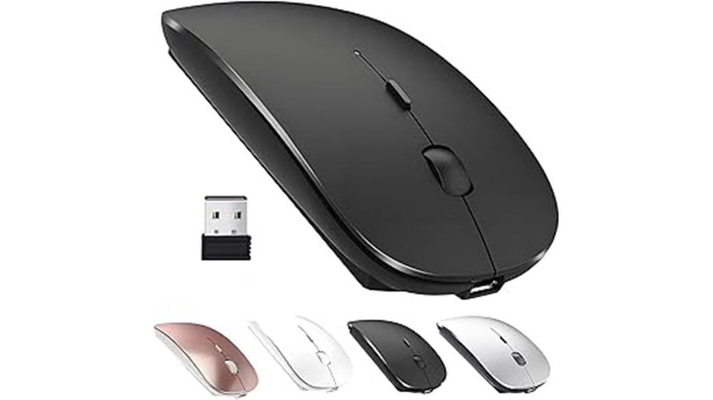 wireless rechargeable bluetooth mouse
