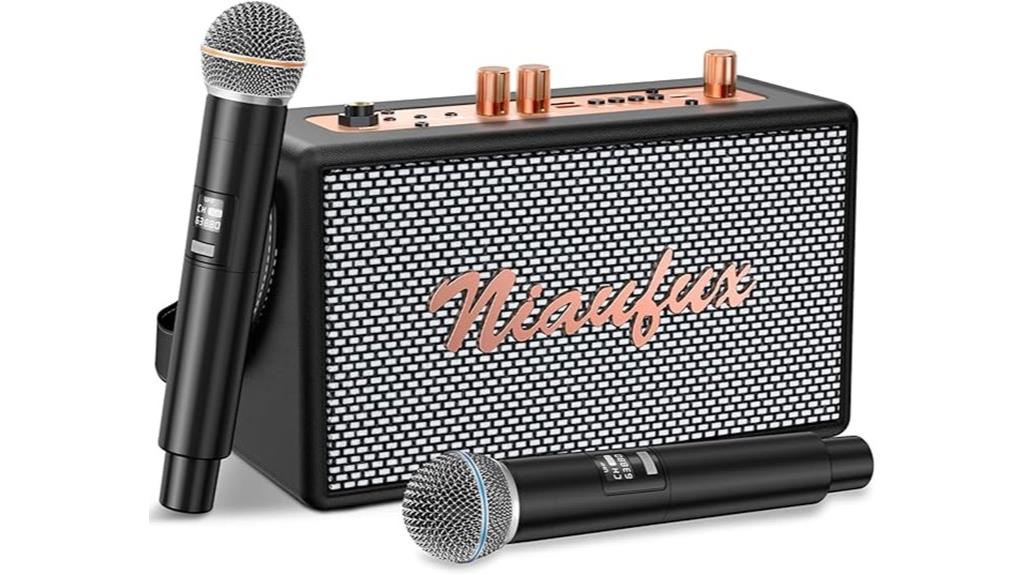 wireless retro karaoke system