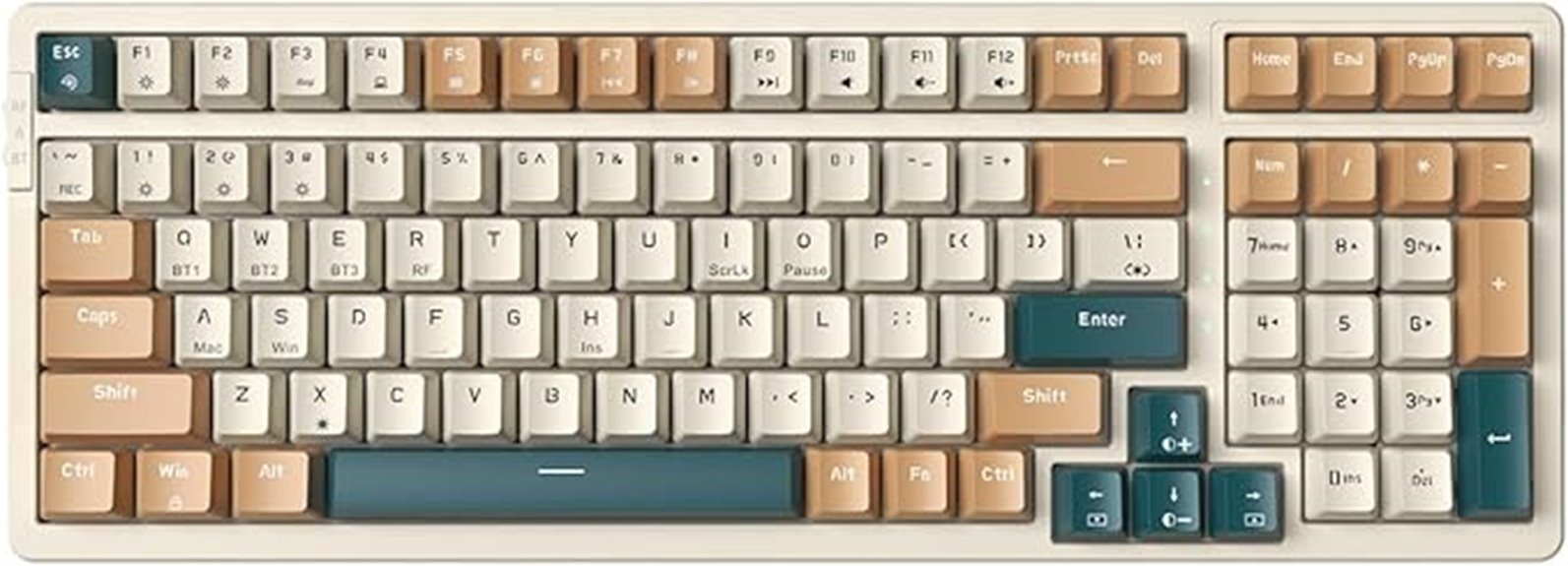 wireless rgb mechanical keyboard