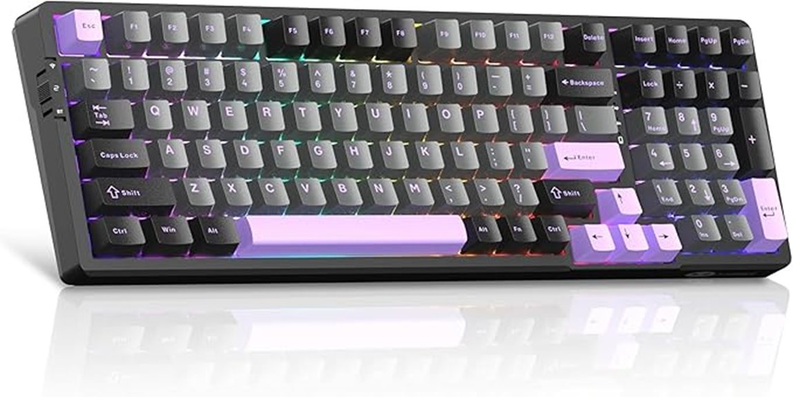 wireless rgb mechanical keyboard