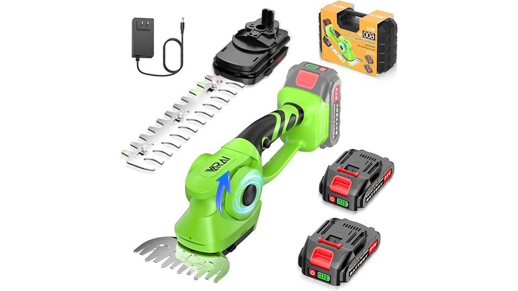 wireless trimmer with extended battery