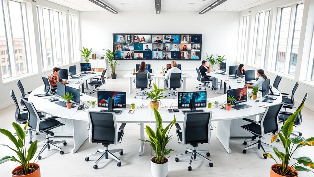 distributed remote work centers