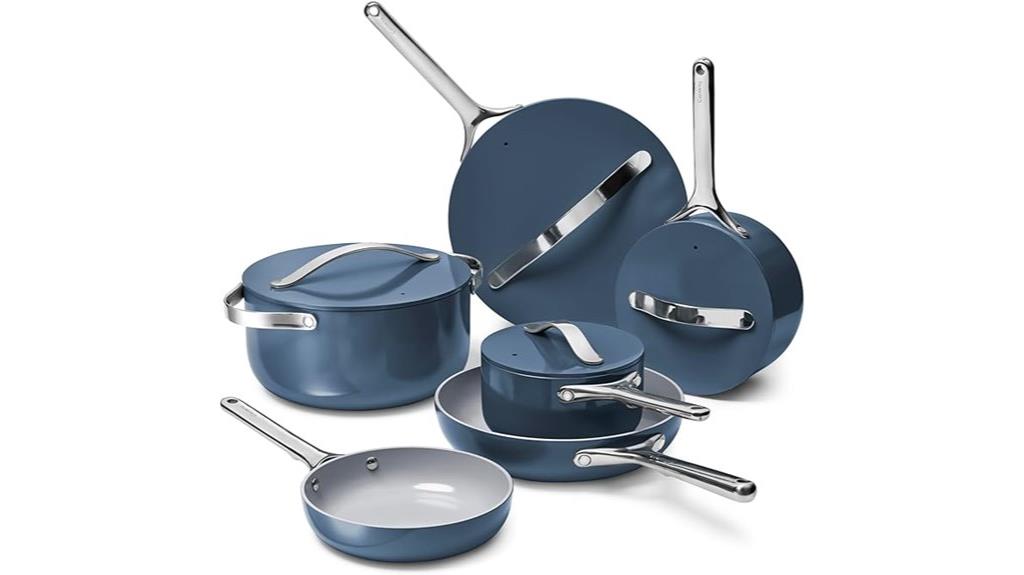 16 piece ceramic cookware set