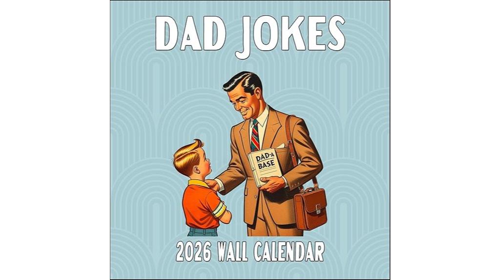 2026 calendar with dad jokes