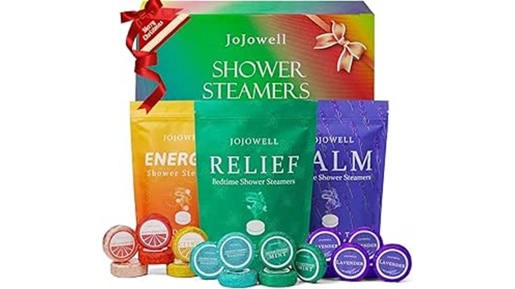 aromatic shower steamer pack