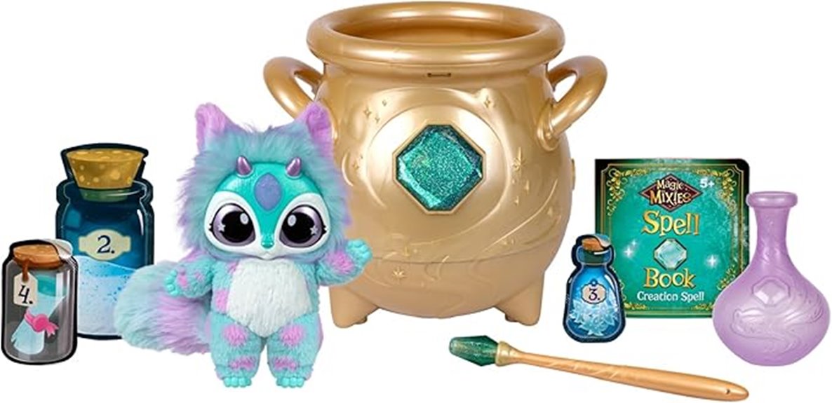 cauldron toy with book