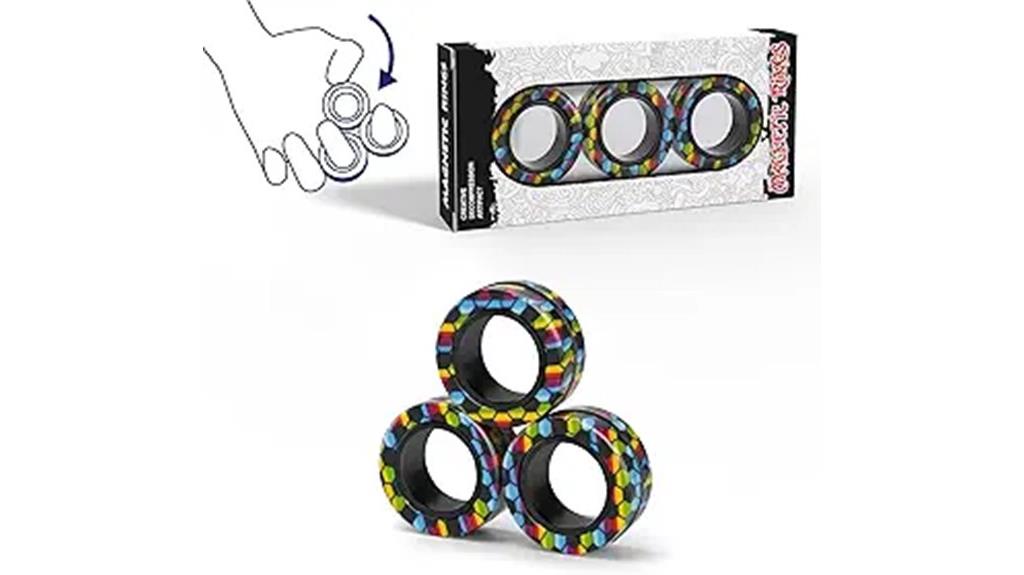 magnetic rings fidget set