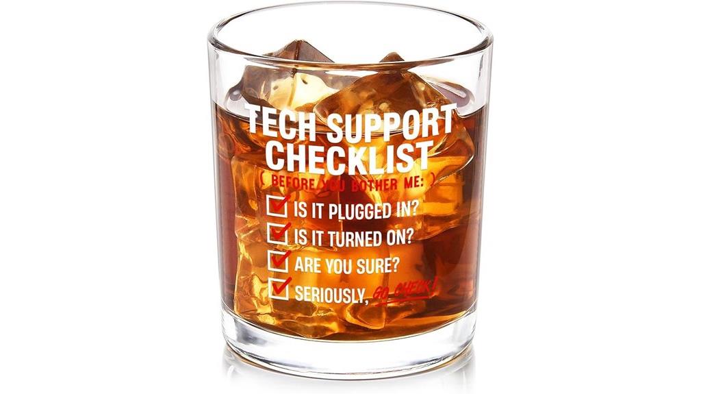 men s whiskey glass gift