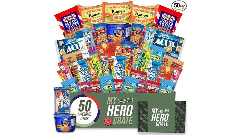 military snack box pack