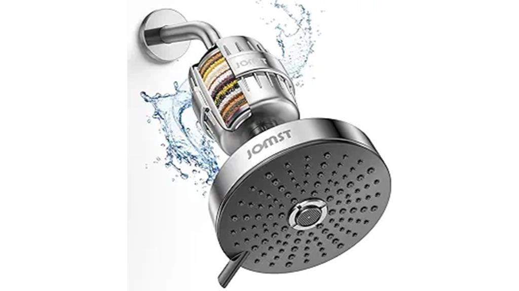 multi gear filtered shower head