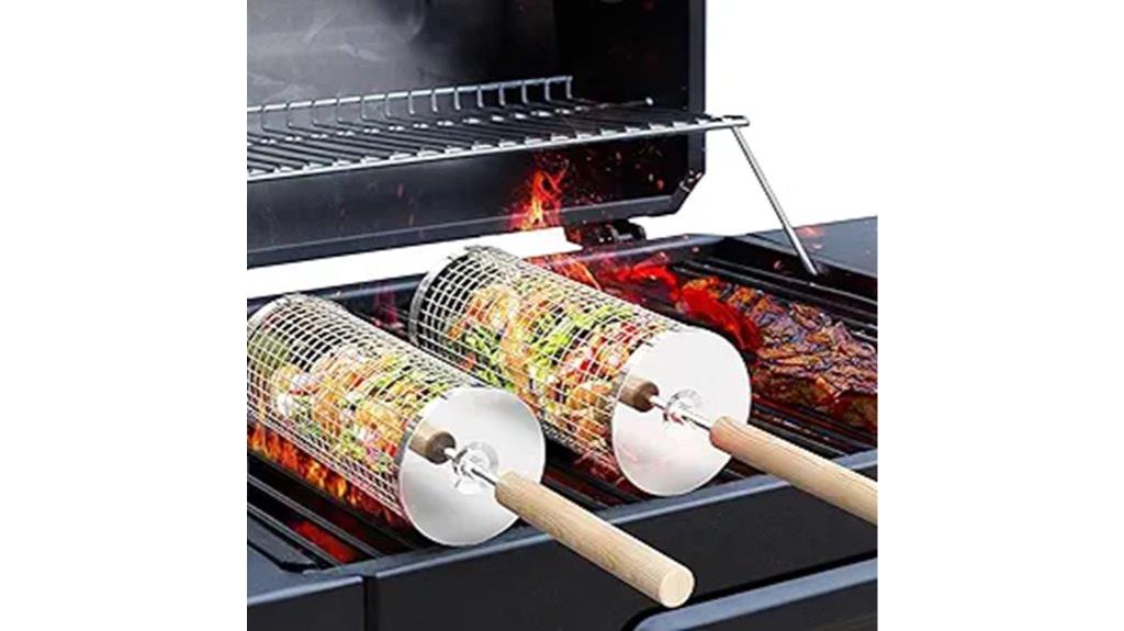 portable outdoor grill basket