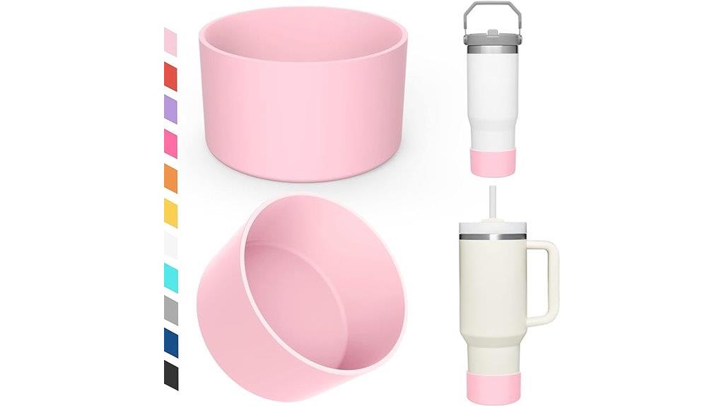 silicone bumper tumbler accessories