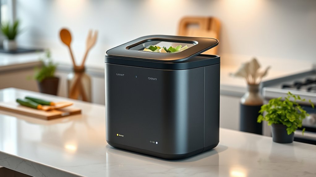 top electric kitchen compost bins