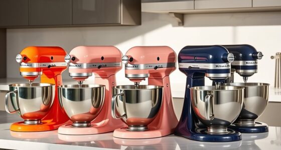 top kitchenaid mixer colors