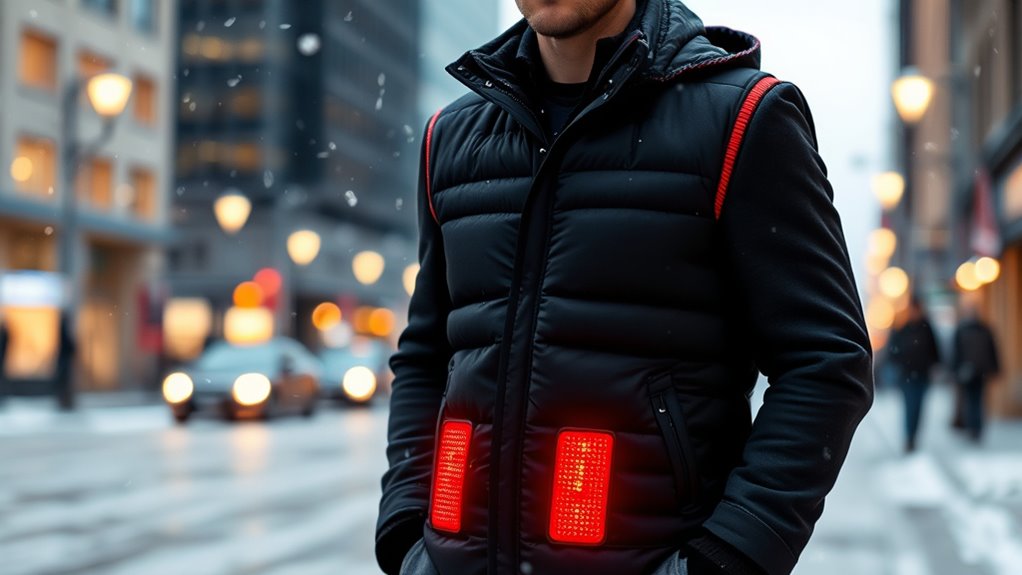 top men s heated winter vests