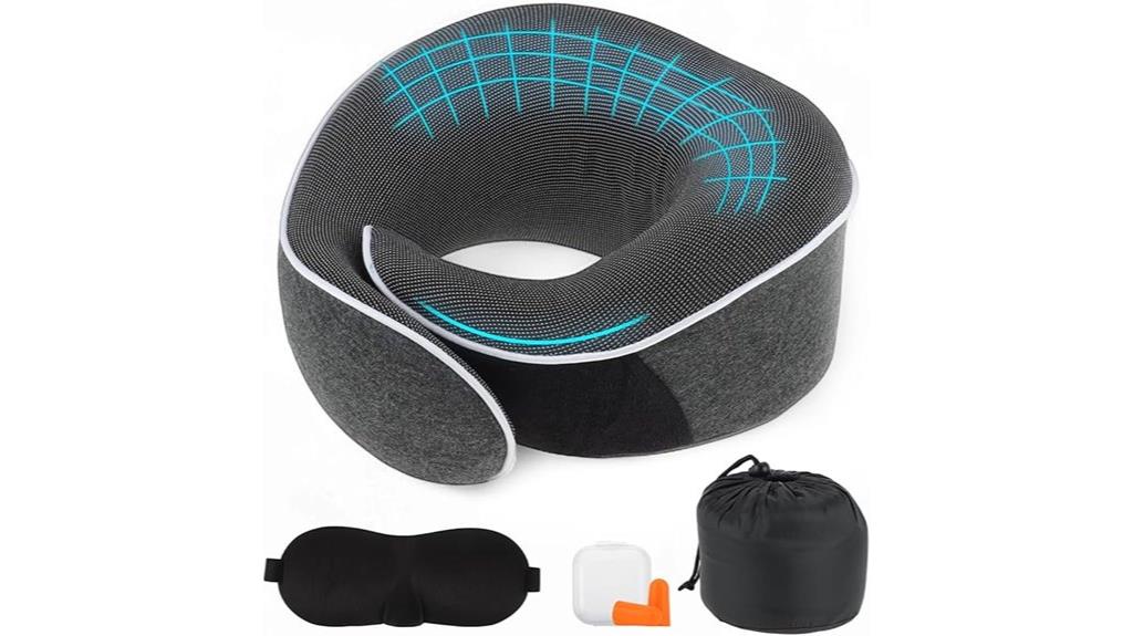 travel pillow with mask