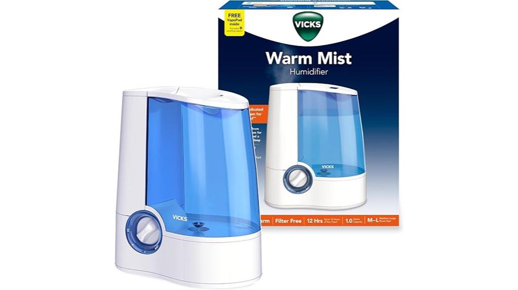 warm mist humidifier for rooms