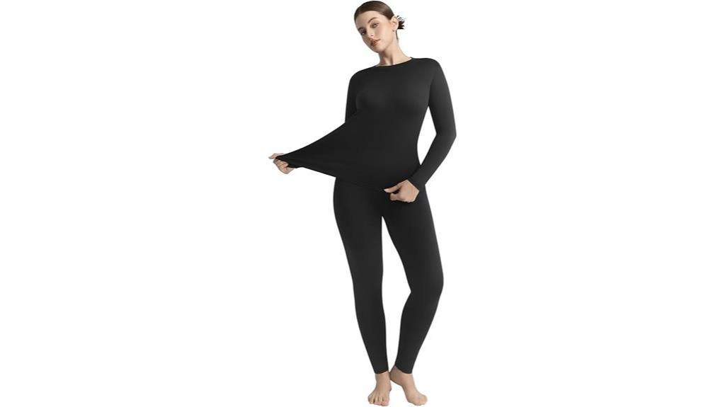 women s fleece lined long underwear