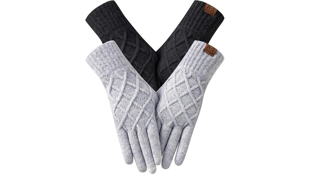 women s winter touchscreen gloves