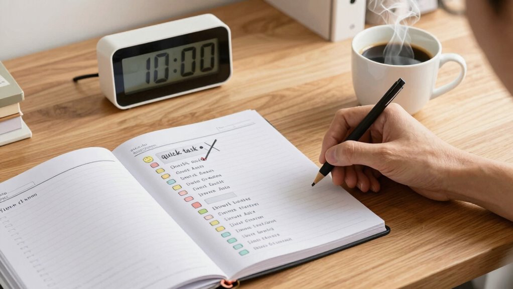 create consistent productive routines