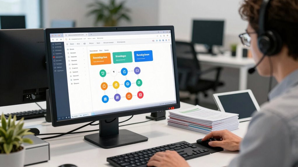 efficient support through organized knowledge