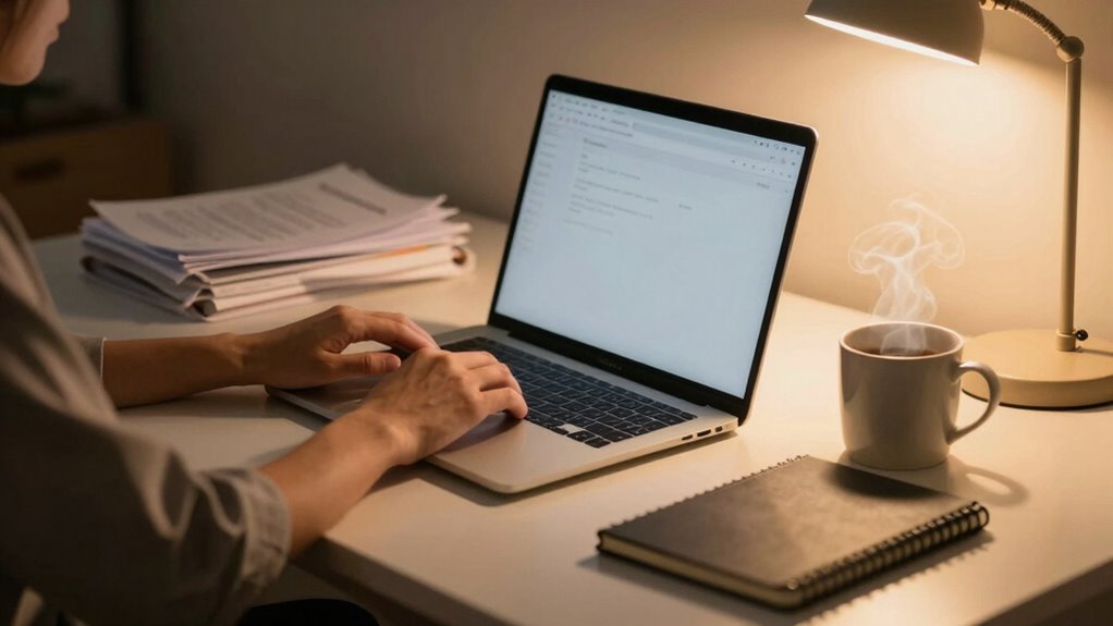 evening device shutdown routine