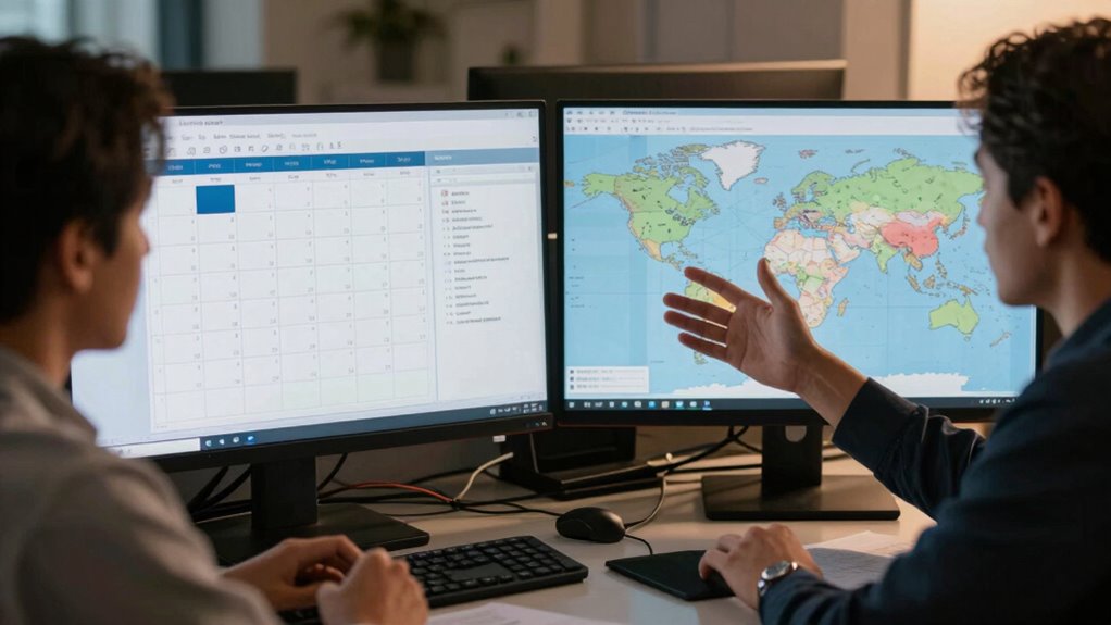 identify cross time zone miscommunication