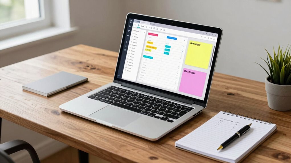 organized note storage system